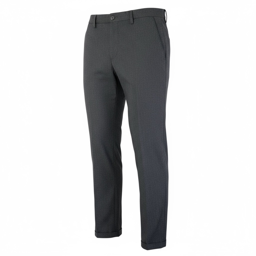 Zara Gray Cuffed Trouser Pant. Size 32